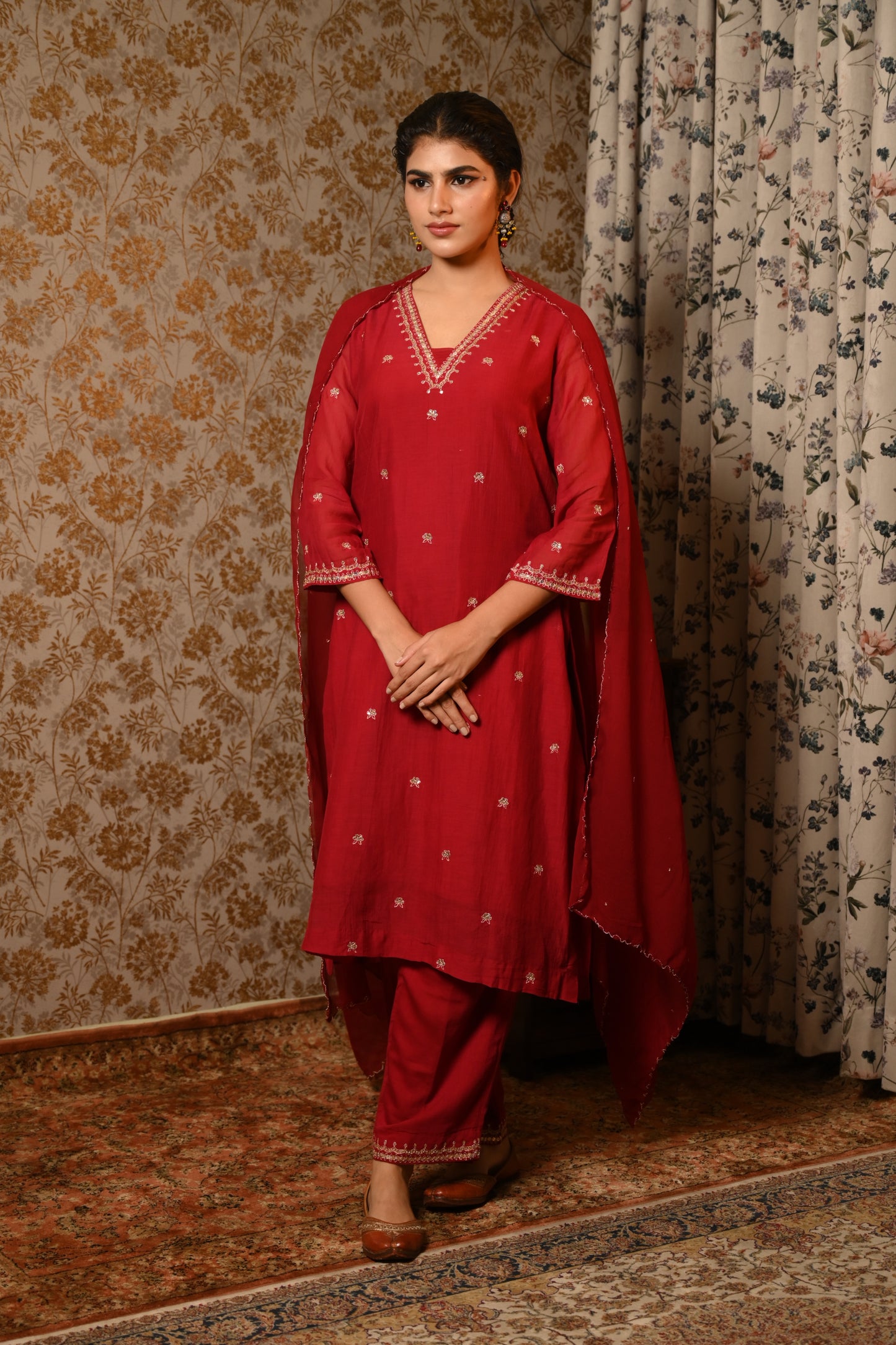 Meher Hand Embroidered suit set