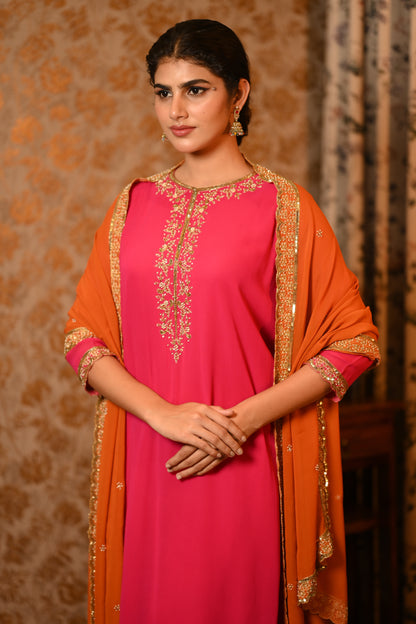 Kimaya Hand Embroidered suit set