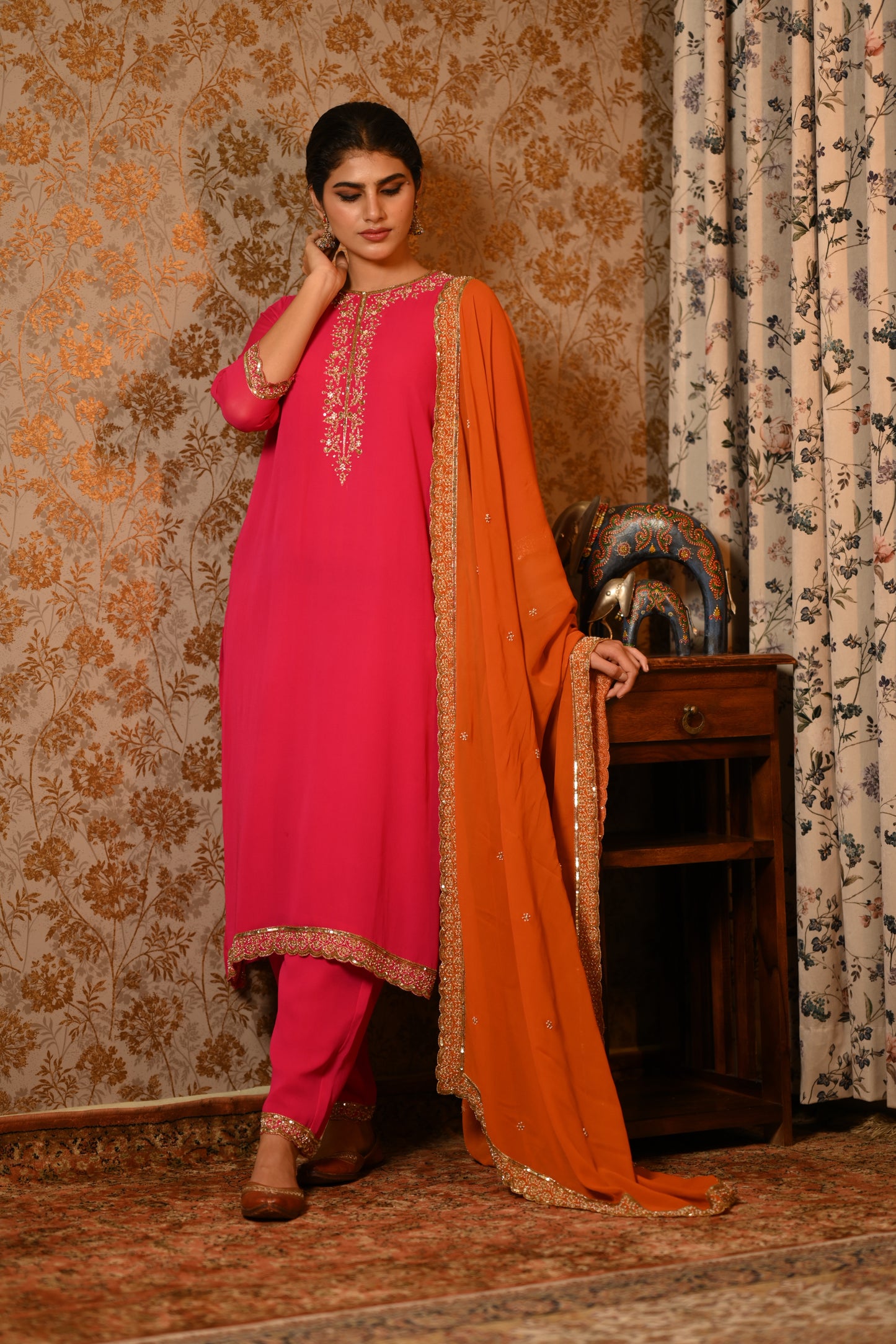 Kimaya Hand Embroidered suit set