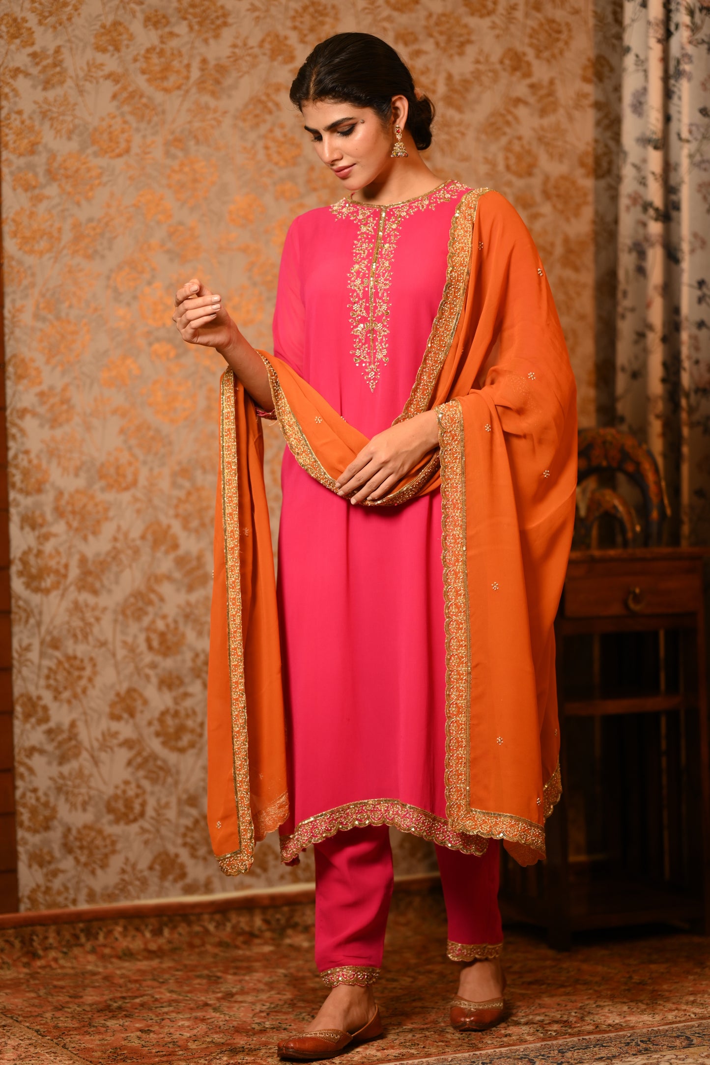 Kimaya Hand Embroidered suit set