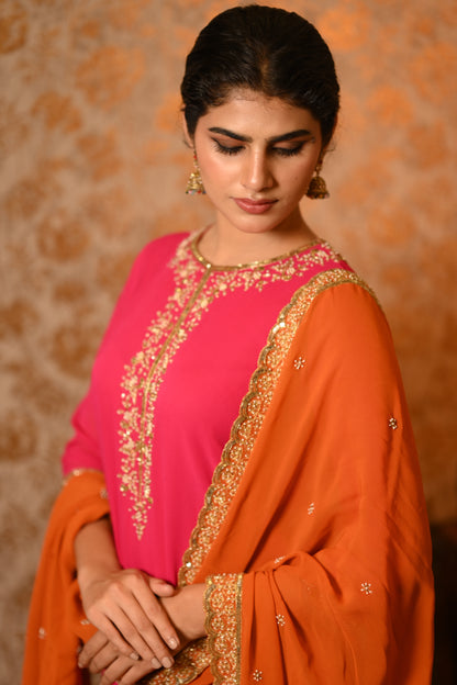 Kimaya Hand Embroidered suit set