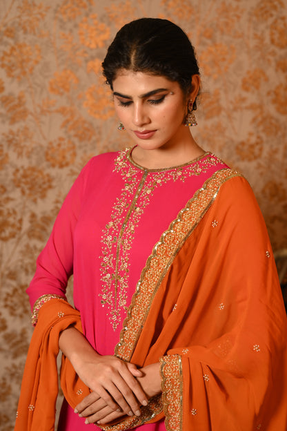 Kimaya Hand Embroidered suit set